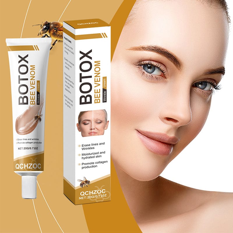 Qchzoc Bee Venom Facial Care Cream – Anti Aging Moisturizer for Wrinkles, Skin Tightening & Brightening Face Cream