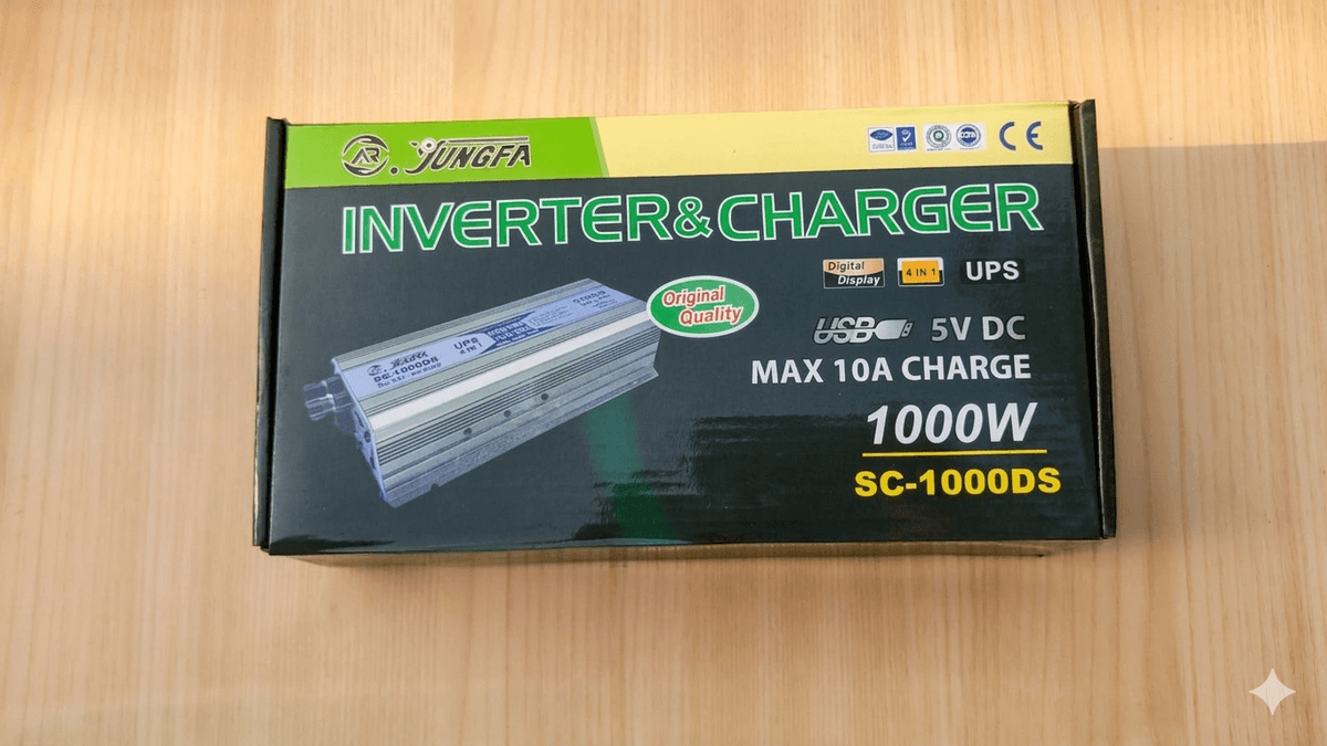 🔋 Jungfa 1000W Inverter & Charger (SC-1000DS)