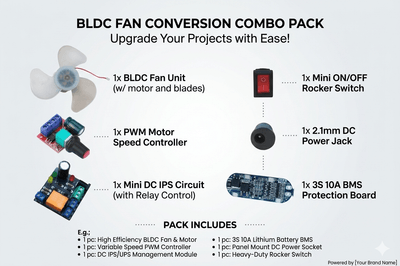 Ultimate 12V BLDC DIY Fan Combo Pack_img_1