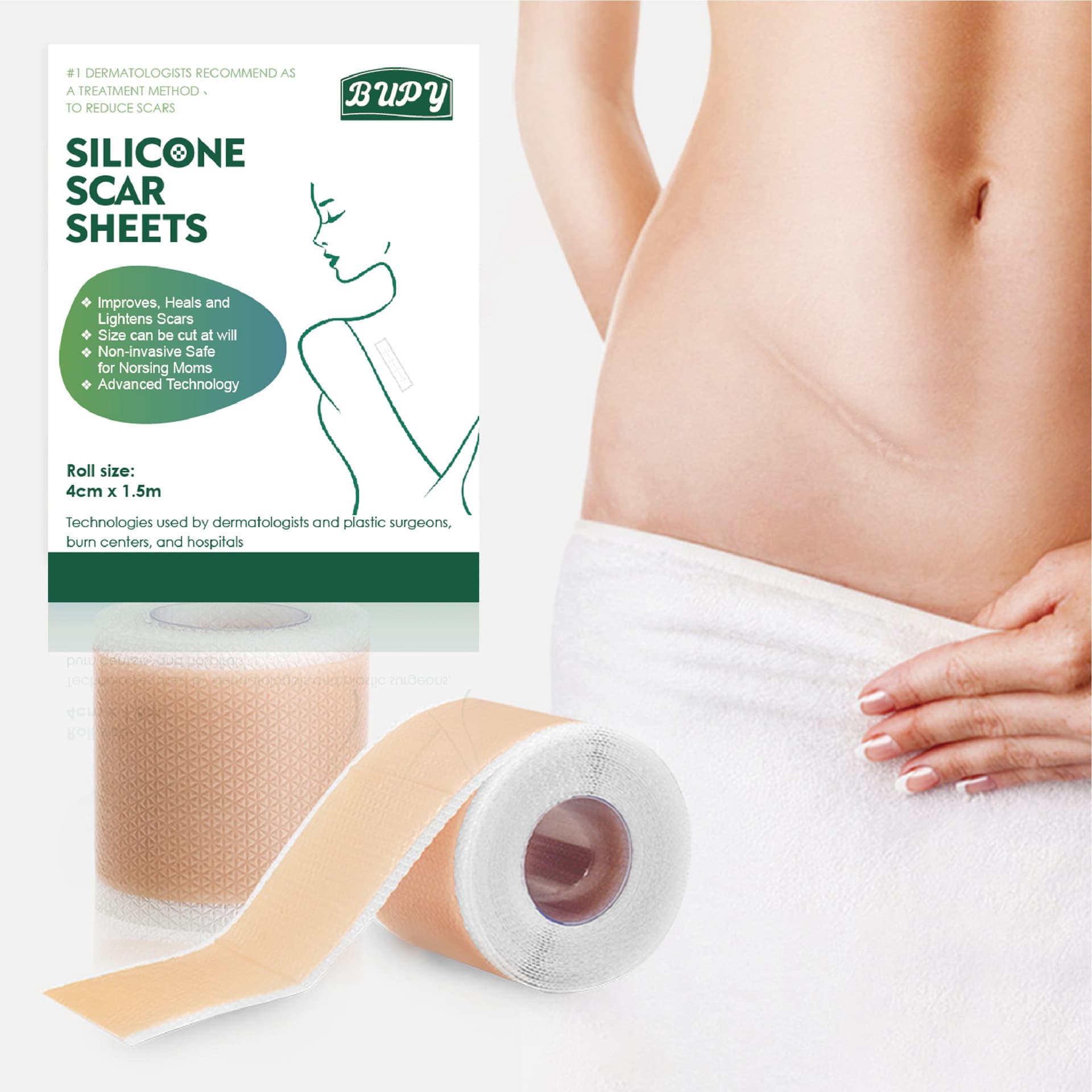 Silicone Gel Scar Patch Roll
