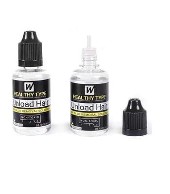 Healthy Type Unload Hair Dry Glue Removal Solution Non-Toxic Hair Extension Remover 30ml